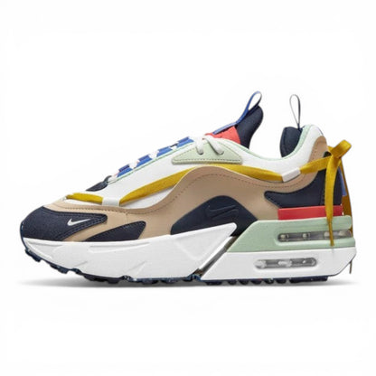 UrbanStyle layered chunky athletic sneakers in multi-color with a robust sole and intricate lacing.