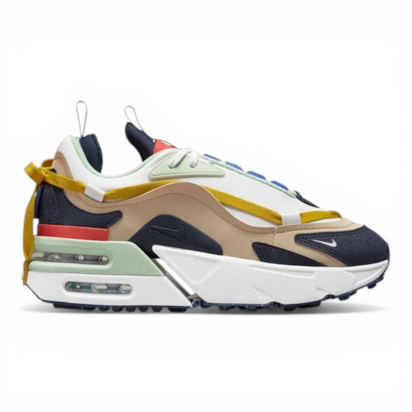 UrbanStyle layered chunky athletic sneakers with a multi-colored design, premium materials, and robust sole.