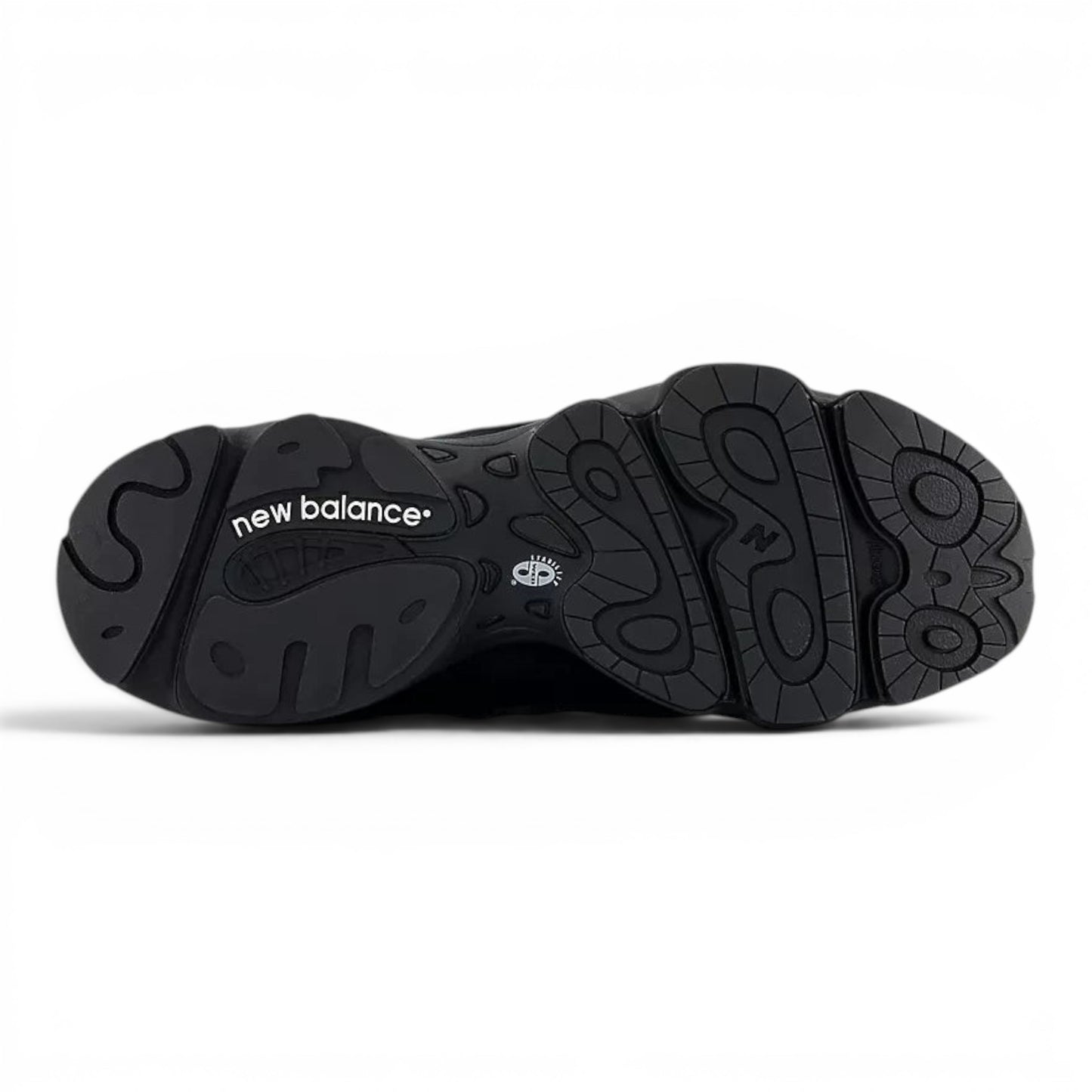 urbanstyle New Balance 1000 lifestyle sneaker showing the black rubber outsole with textured grip and branding