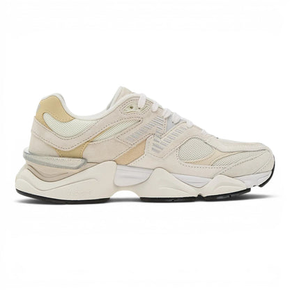 urbanstyle New Balance 9060 lifestyle sneakers in cream and tan mesh and suede with a chunky sculpted midsole