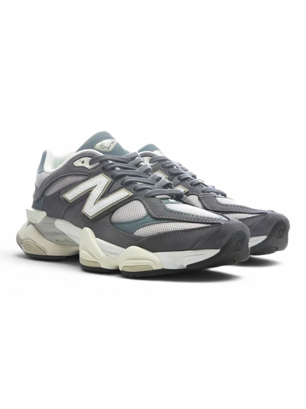 urbanstyle New Balance 9060 lifestyle sneakers in charcoal and slate grey with mesh and synthetic overlays