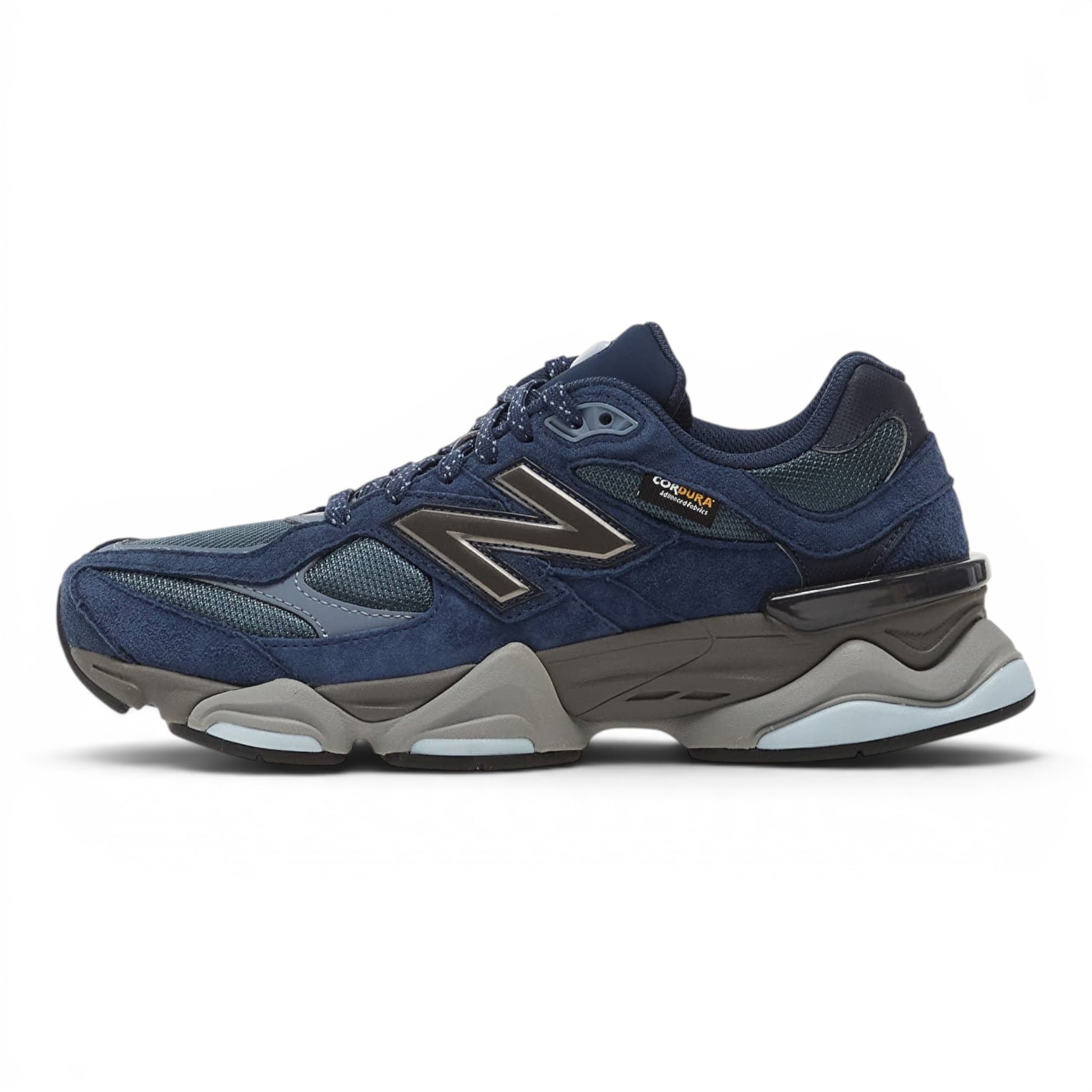 urbanstyle New Balance 9060 navy sneakers with suede and CORDURA mesh panels and a chunky sculpted midsole