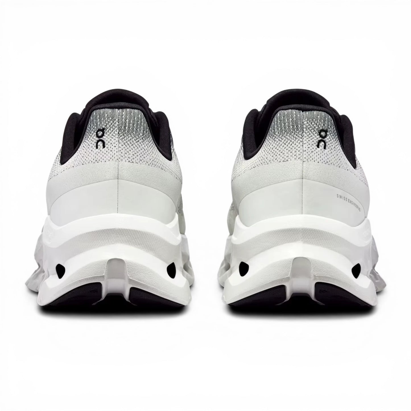 urbanstyle white and grey gradient mesh running shoes with CloudTec® sole and durable rubber outsole.